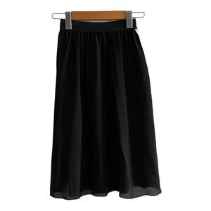 Charlotte russe Women's Vintage Y2K Black Lined Skirt White Side Stripe US XS